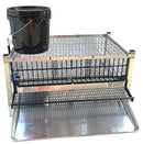 Quail Town Cages by Rite Farm Products - Pro Modular Quail Grow Out & Layer Cage Tower System Black Reservior-3
