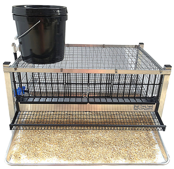 Quail Town Cages by Rite Farm Products - 100 Pack of Parchment Paper Litter Tray Inserts