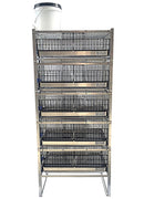 Quail Town Cages by Rite Farm Products - Pro Modular Quail Grow Out & Layer Cage Tower System Transparent Reservoir-2