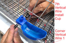 Quail Town Cages by Rite Farm Products - Pro Modular Quail Grow Out & Layer Cage Tower System Transparent Reservoir-41