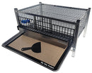 Quail Town Cages by Rite Farm Products - Reusable Silicone Mat Insert & 6 Inch Scraper-2