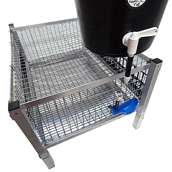 Quail Town Cages by Rite Farm Products - 3/8" Barb Tubing Quick Disconnect for Removing Reservoir