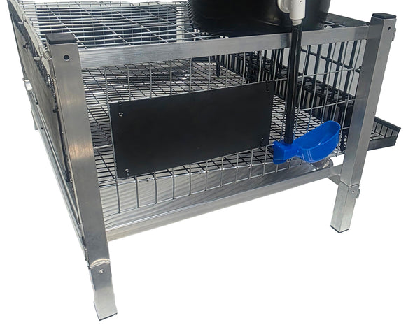 Quail Town Cages by Rite Farm Products - Optional Rear & or Sides Poop / Litter Guards