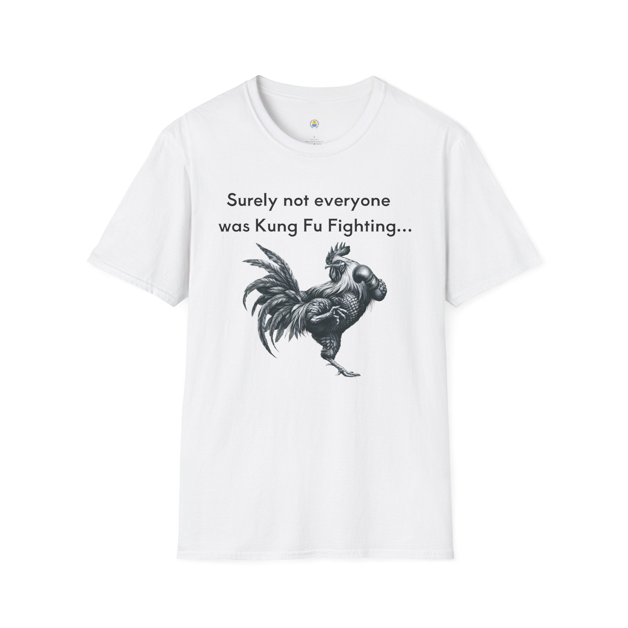 Kickboxing Chicken Unisex Softstyle T-Shirt