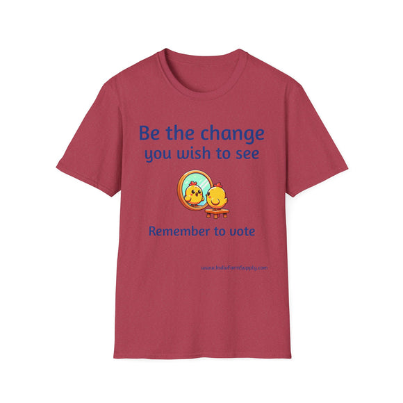 Be The Change Unisex Softstyle T-Shirt