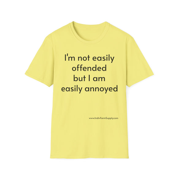 Easily Annoyed Unisex Softstyle T-Shirt