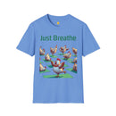 Yoga Chicken Unisex Softstyle T-Shirt-1