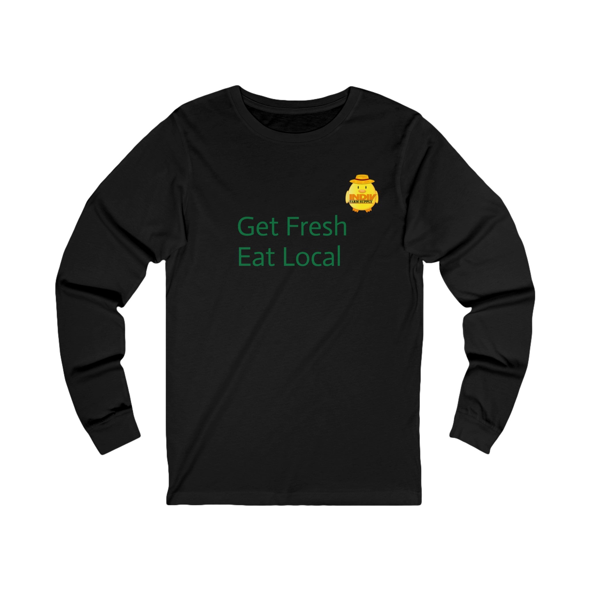 Get Fresh Eat Local Unisex Jersey Long Sleeve Tee
