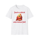 Just a Chick Unisex Softstyle T-Shirt-3