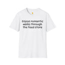Enjoys Romantic Walks Unisex Softstyle T-Shirt-2
