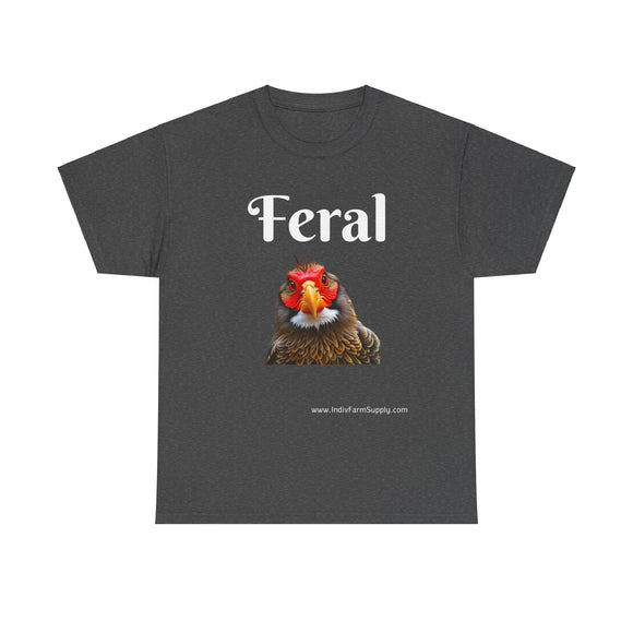 Feral Chicken Unisex Heavy Cotton Tee