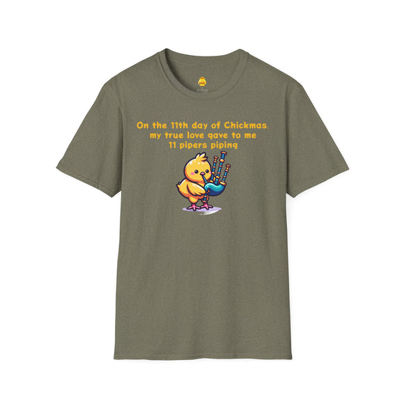 11 Pipers Piping Unisex Softstyle T-Shirt