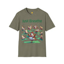 Yoga Chicken Unisex Softstyle T-Shirt-7