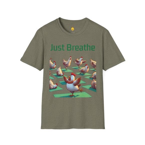 Yoga Chicken Unisex Softstyle T-Shirt