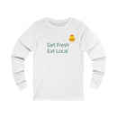 Get Fresh Eat Local Unisex Jersey Long Sleeve Tee-7