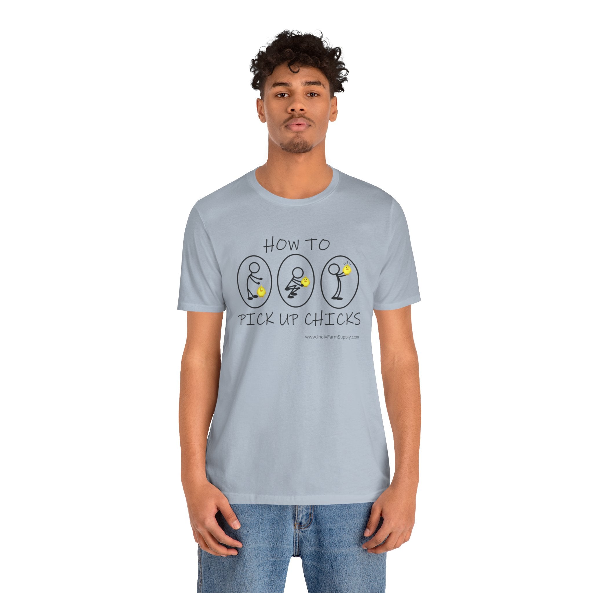 How to Pick Up Chicks Unisex Jersey Short Sleeve Tee
