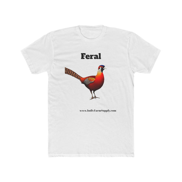 Feral Pheasant Unisex Cotton Crew Tee