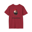 French Hen Unisex Softstyle T-Shirt-5