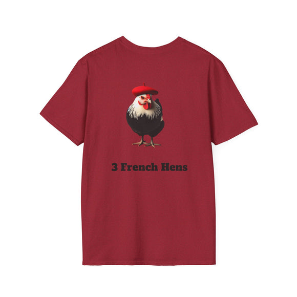 French Hen Unisex Softstyle T-Shirt