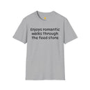 Enjoys Romantic Walks Unisex Softstyle T-Shirt-3