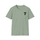 7 Swans a Swimming Unisex Softstyle T-Shirt-2