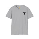 7 Swans a Swimming Unisex Softstyle T-Shirt-3