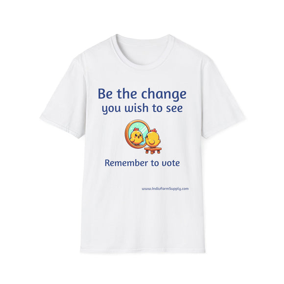 Be The Change Unisex Softstyle T-Shirt