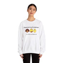 Fluent in Fowl Language Unisex Heavy Blend™ Crewneck Sweatshirt-3
