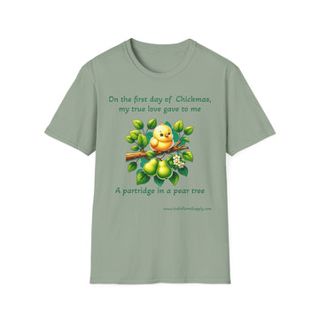 First Day of Chickmas Unisex Softstyle T-Shirt