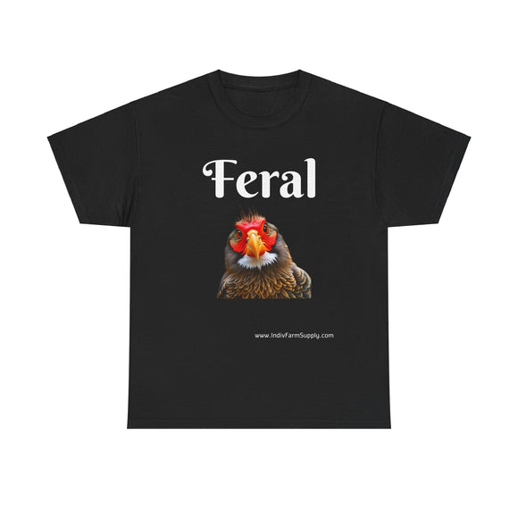 Feral Chicken Unisex Heavy Cotton Tee