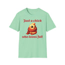 Just a Chick Unisex Softstyle T-Shirt-9