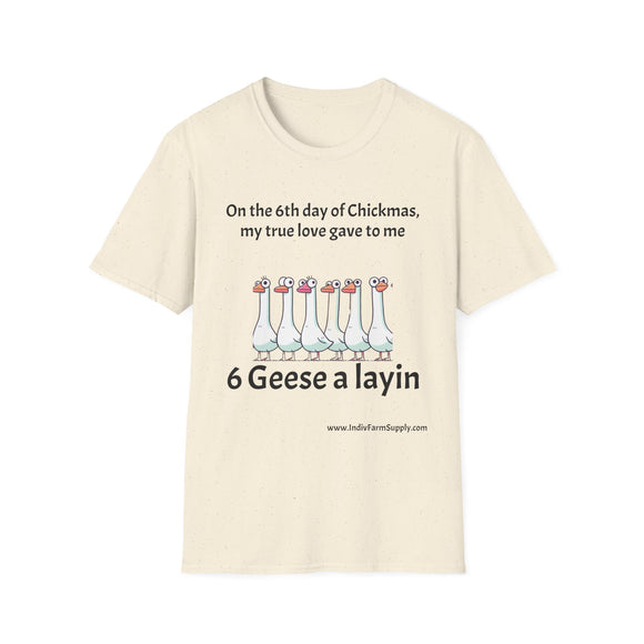 6 Geese Unisex Softstyle T-Shirt