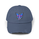 Thyroid Cancer Awareness Unisex Distressed Cap-4