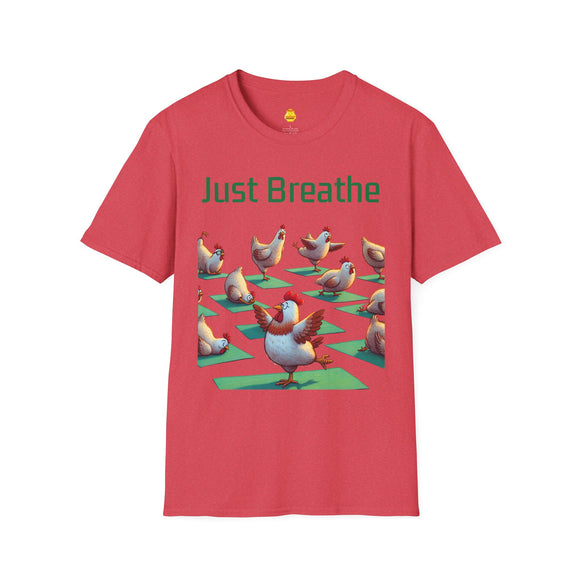 Yoga Chicken Unisex Softstyle T-Shirt