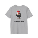French Hen Unisex Softstyle T-Shirt-2