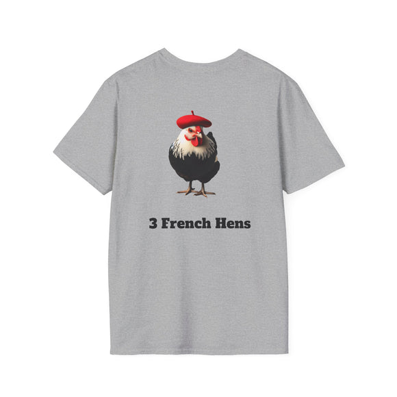 French Hen Unisex Softstyle T-Shirt