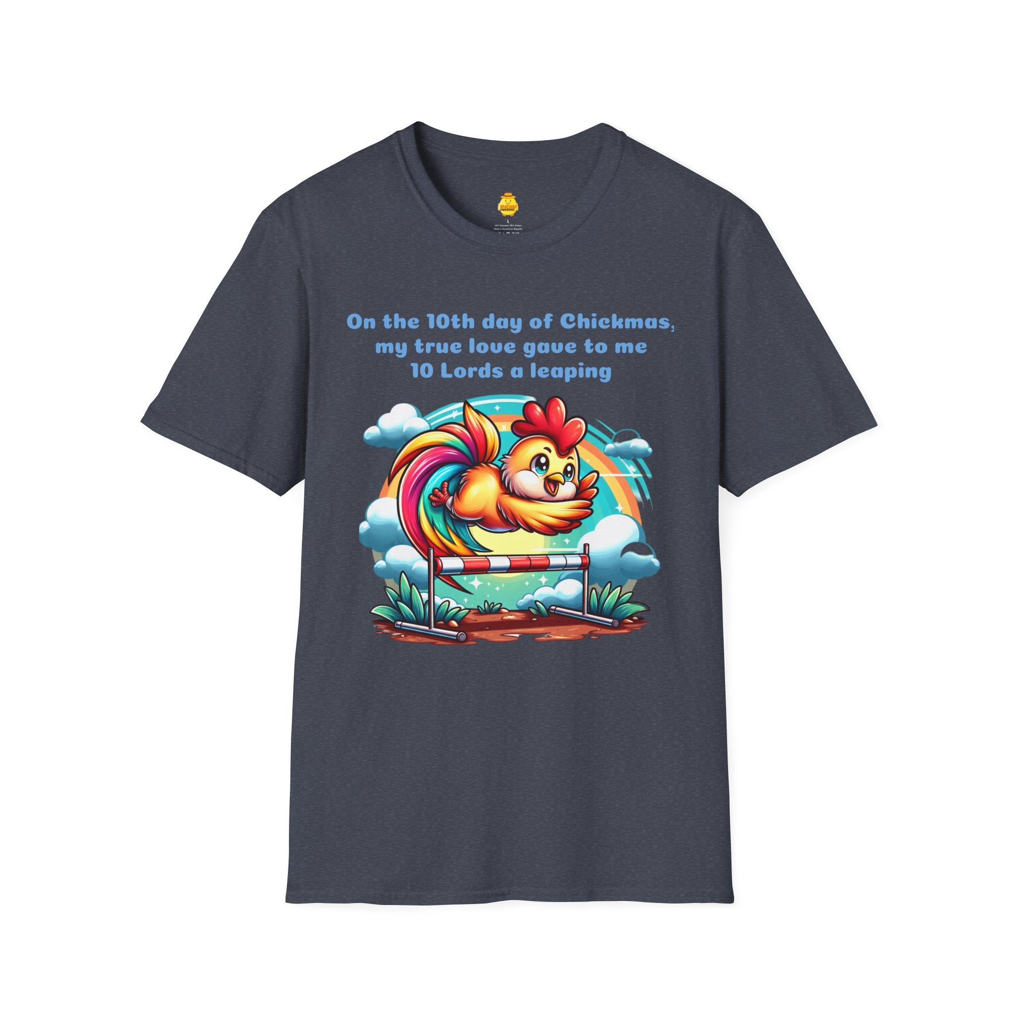 10 Lords a Leaping Unisex Softstyle T-Shirt
