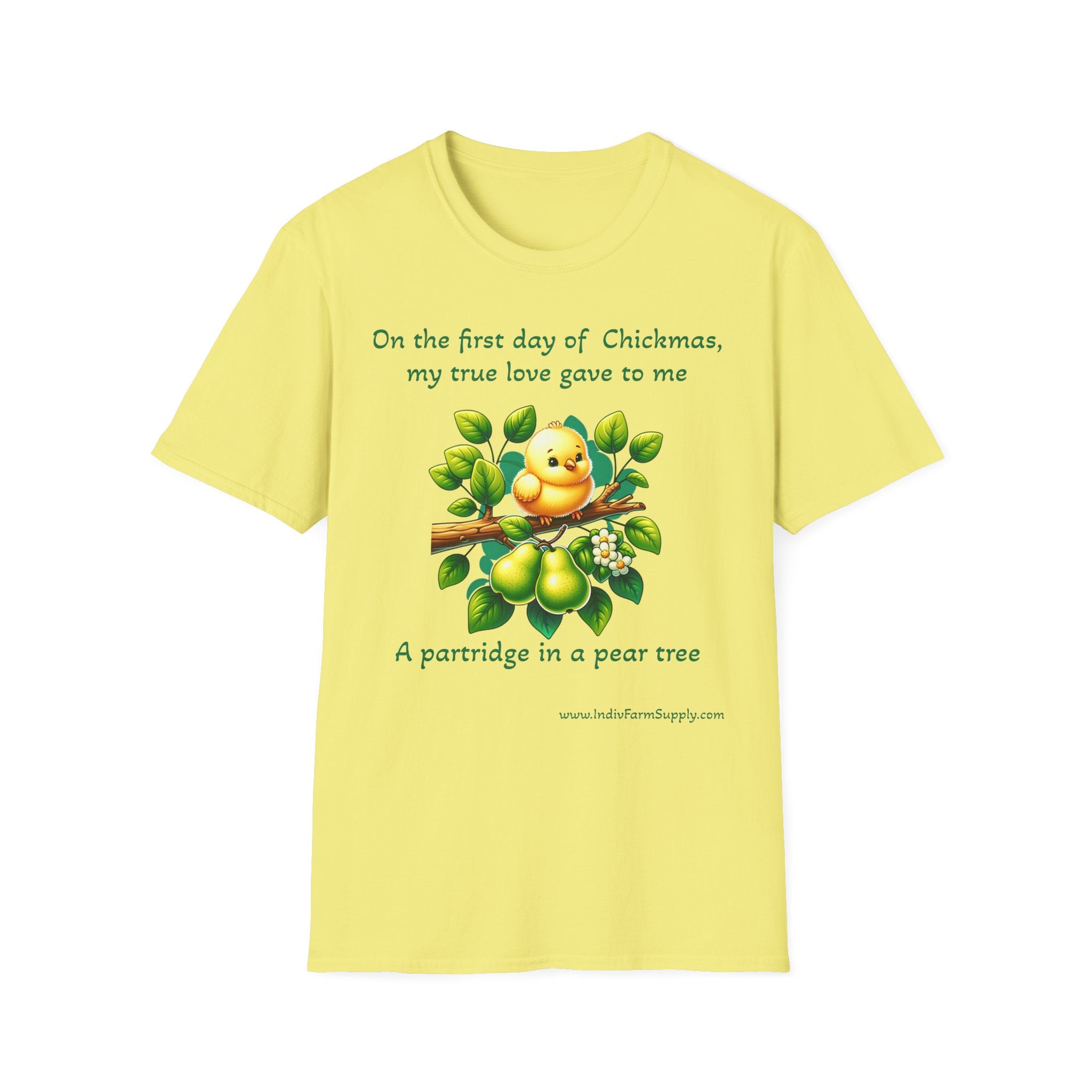 First Day of Chickmas Unisex Softstyle T-Shirt