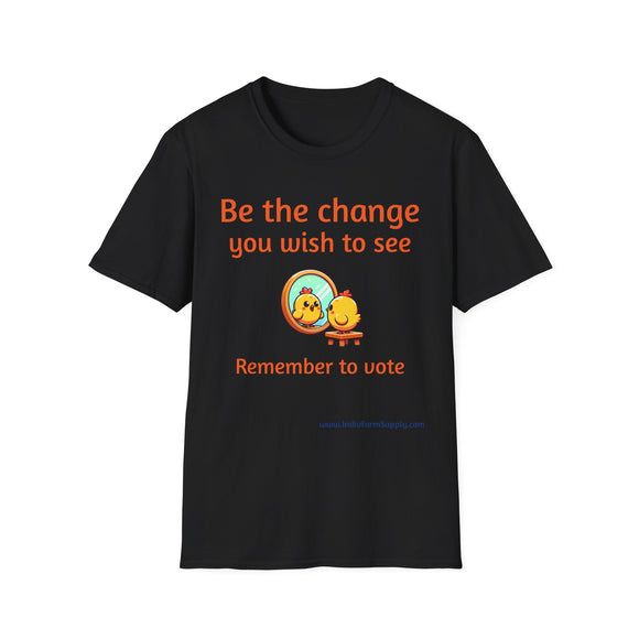 Be The Change Unisex Softstyle T-Shirt