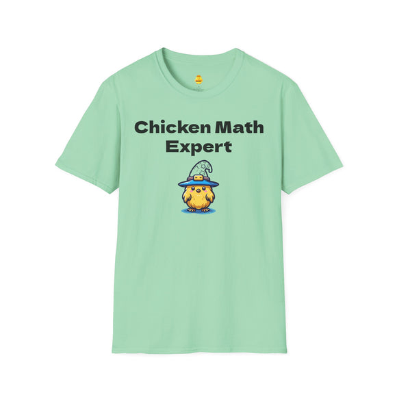 Chicken Math Unisex Softstyle T-Shirt