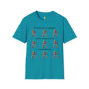 9 Ladies Dancing Unisex Softstyle T-Shirt-4