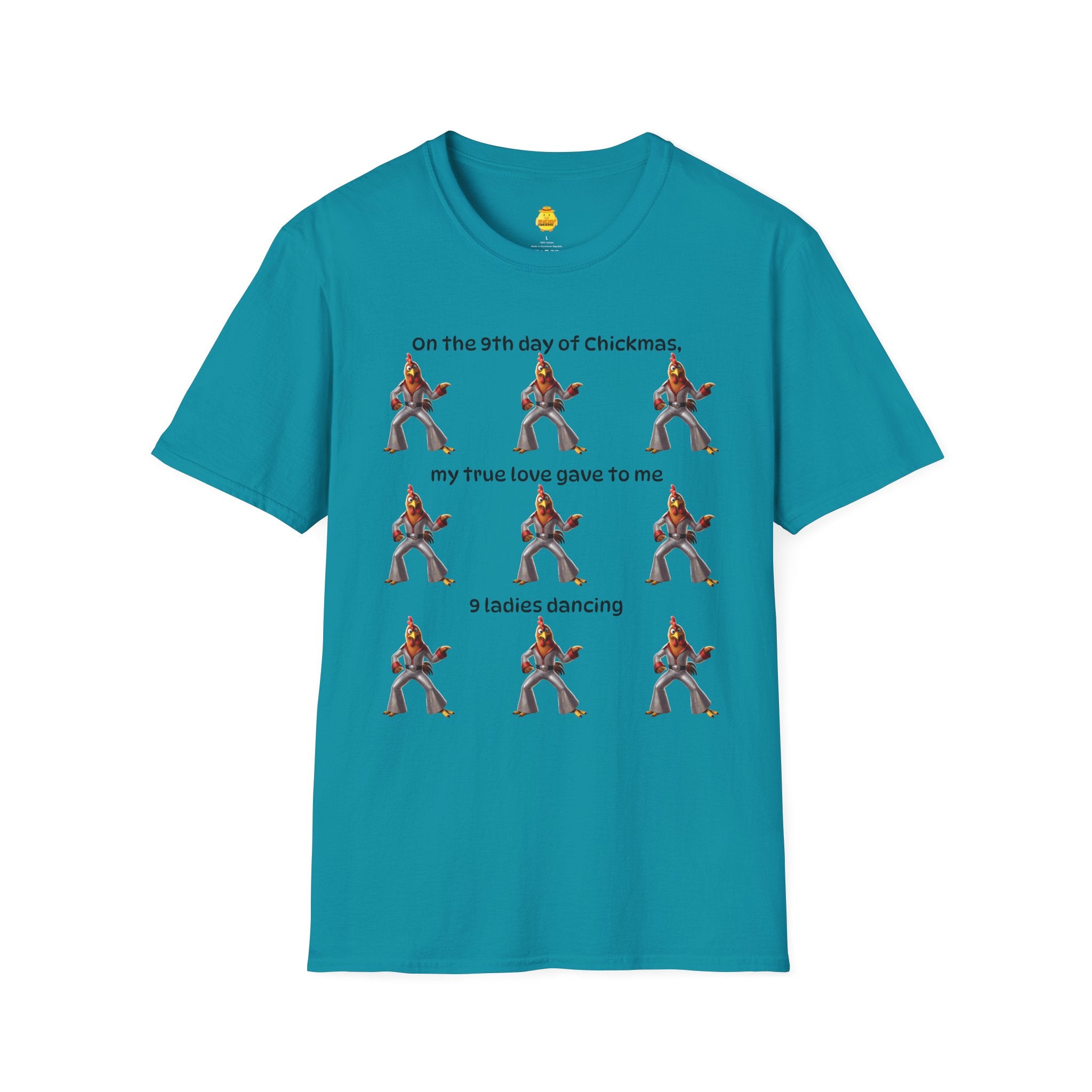 9 Ladies Dancing Unisex Softstyle T-Shirt