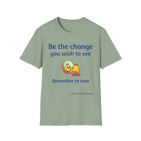 Be The Change Unisex Softstyle T-Shirt