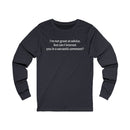 Sarcastic Comment Unisex Jersey Long Sleeve Tee-3