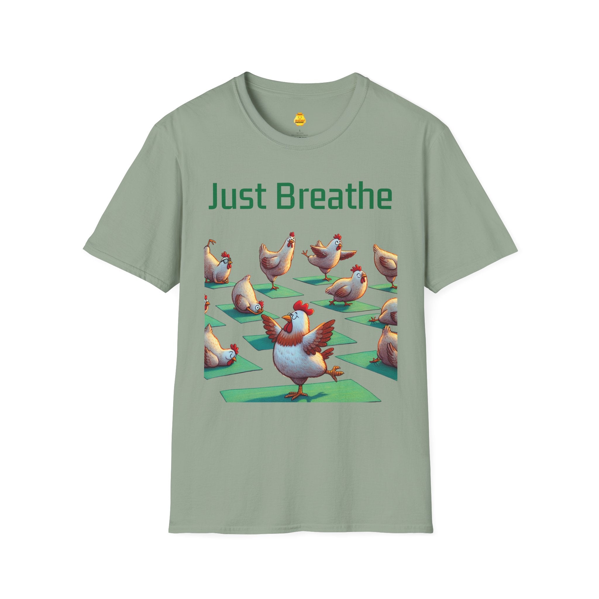 Yoga Chicken Unisex Softstyle T-Shirt