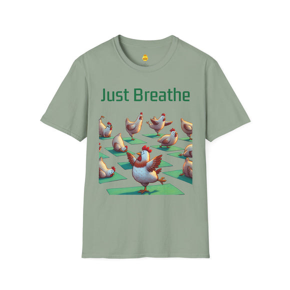 Yoga Chicken Unisex Softstyle T-Shirt