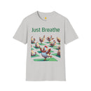 Yoga Chicken Unisex Softstyle T-Shirt-9