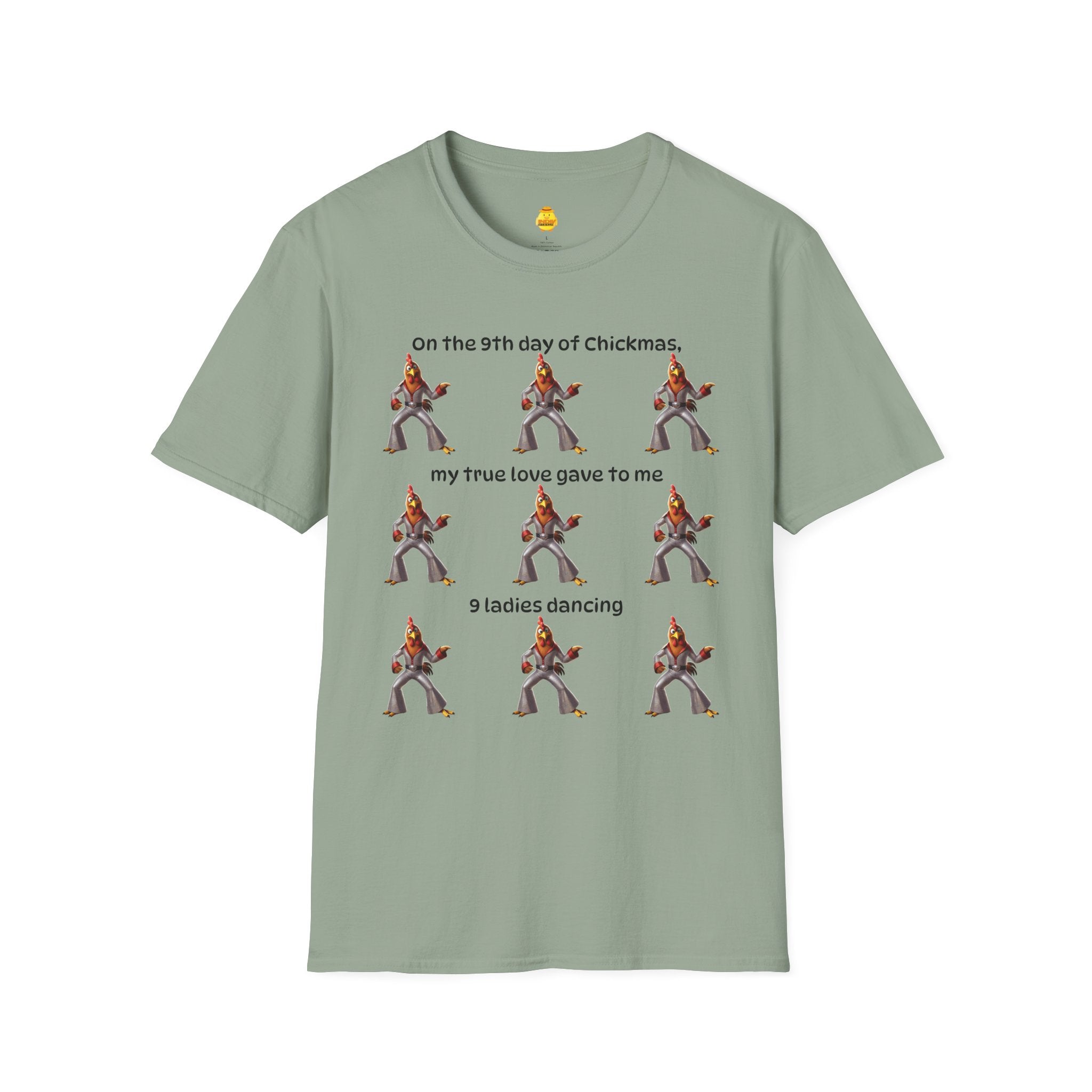9 Ladies Dancing Unisex Softstyle T-Shirt