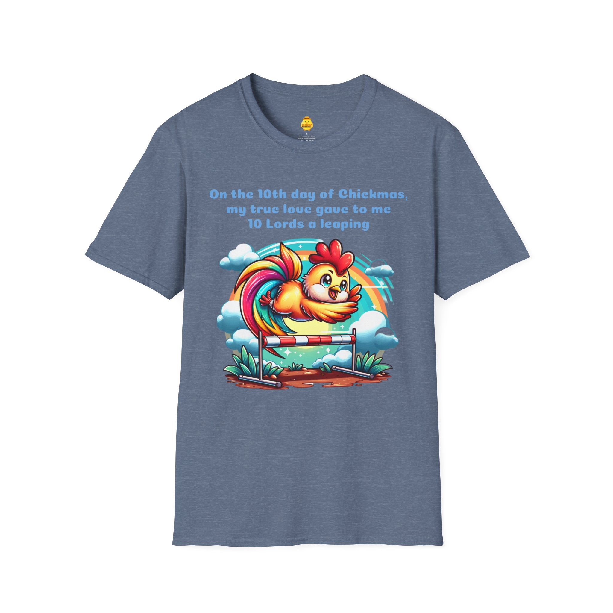 10 Lords a Leaping Unisex Softstyle T-Shirt