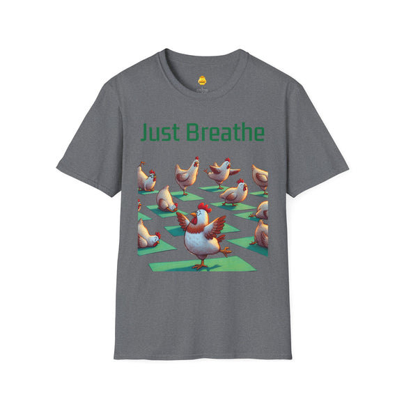 Yoga Chicken Unisex Softstyle T-Shirt